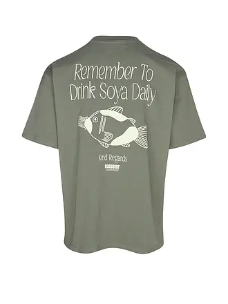 WOODBIRD | Nombre del producto: Camiseta WBBAINE | hellgrün